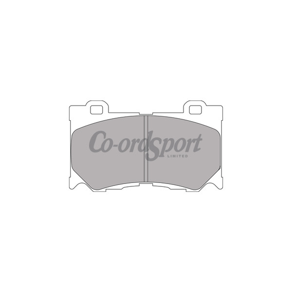 Ferodo DS3.12 Racing Brake Pads Nissan 370Z (Akebono) Front image