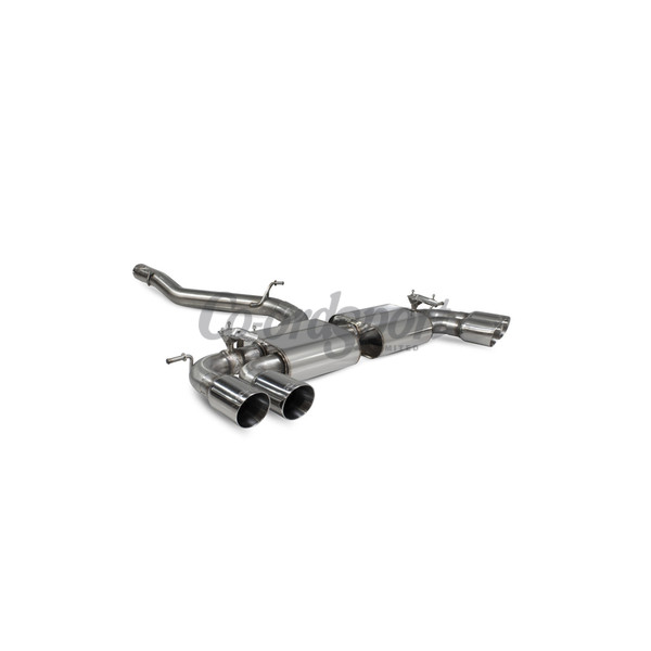 Scorpion Non-resonated cat/gpf-back system with valves Audi S3 3- image