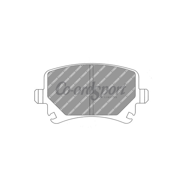 Ferodo DS1.11 Competition Brake Pads Audi A3 A4 VW Golf R32 image