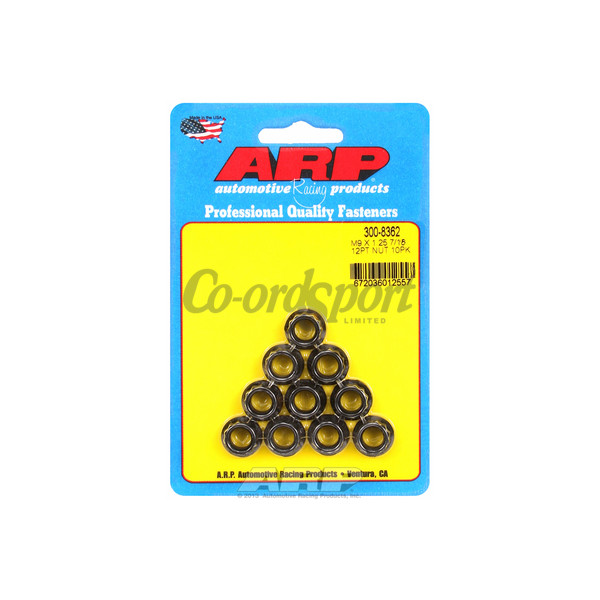 ARP M9 x 1.25 12pt nut kit image