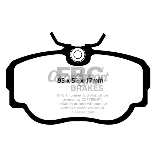 EBC Ultimax OEM Replacement Brake Pads image