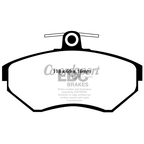 EBC Ultimax OEM Replacement Brake Pads image