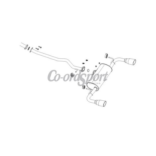 Fujitsubo Authorize R Exhaust TOYOTA RAV4 2.0 4WD MXAA54 M20A-FKS image