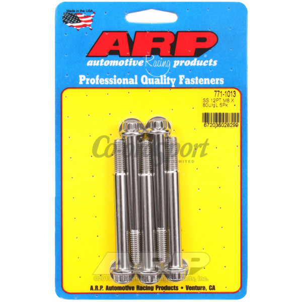 ARP M8 x 1.25 x 80 12pt SS bolts image
