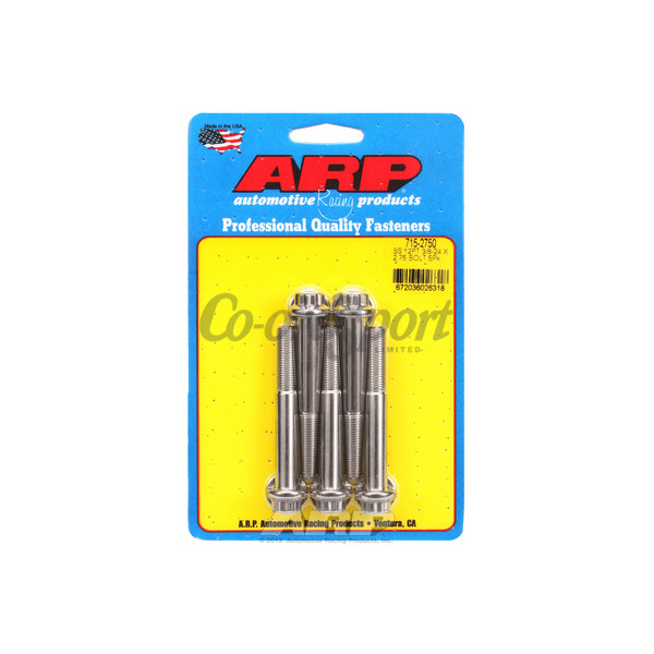 ARP 3/8-24 x 2.750 12pt 7/16 wrenching SS bolts image