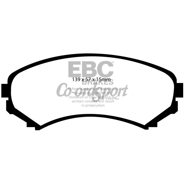 EBC Ultimax OEM Replacement Brake Pads image