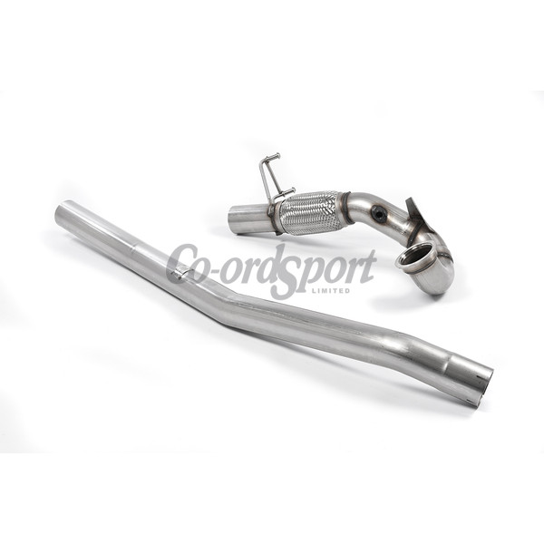Milltek Large-bore Downpipe and De-cat Volkswagen Golf Mk image