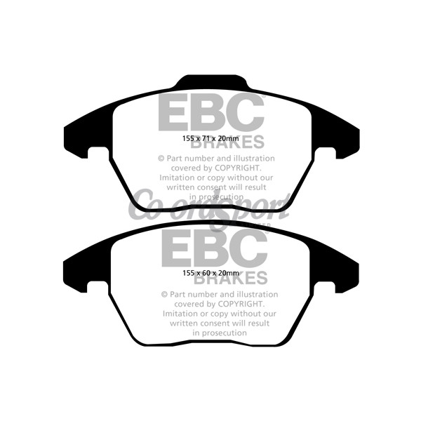 EBC Ultimax OEM Replacement Brake Pads image