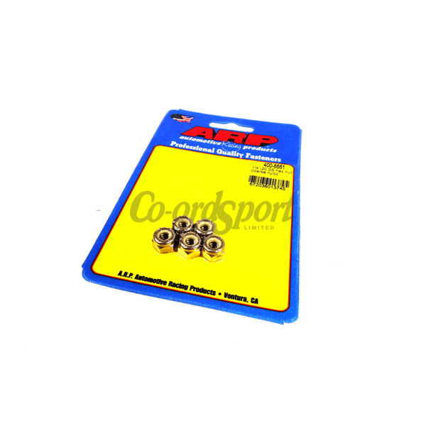 ARP 1/4-20 SS coarse nyloc hex nut kit image