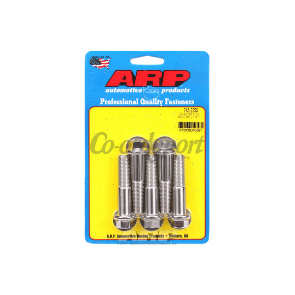 ARP 1/2-20 x 2.250 hex SS bolts image
