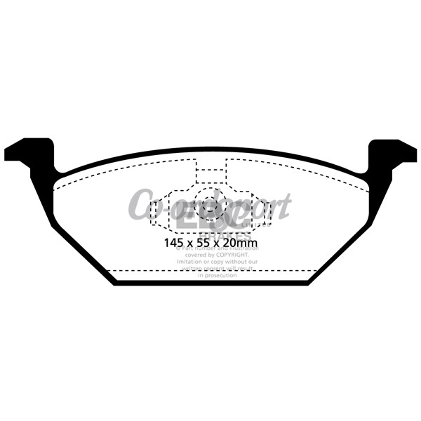 EBC Ultimax OEM Replacement Brake Pads image