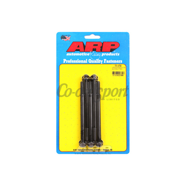 ARP 5/16-24 x 4.750 hex black oxide bolts image