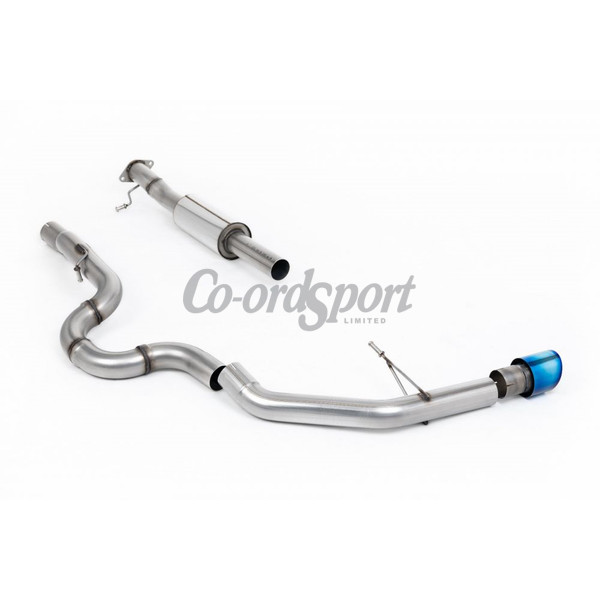 Milltek Exhaust - Side Exit System with GT-100 Burnt Blue Titaniu image