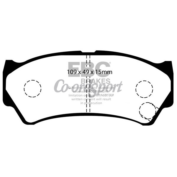 EBC Ultimax OEM Replacement Brake Pads image