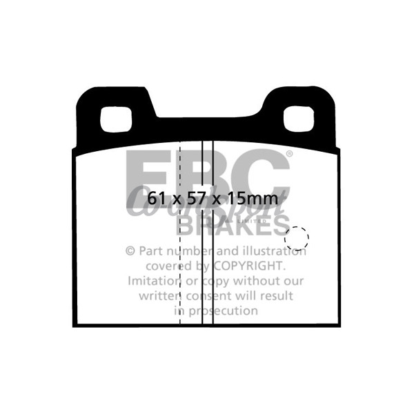 EBC Ultimax OEM Replacement Brake Pads image