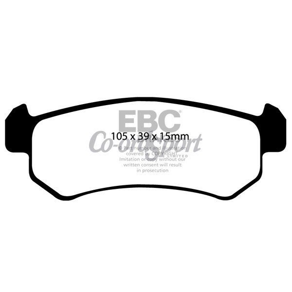 EBC Ultimax OEM Replacement Brake Pads image