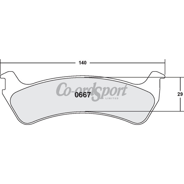 PFC 667 Carbon Metallic Brake Pad Set image