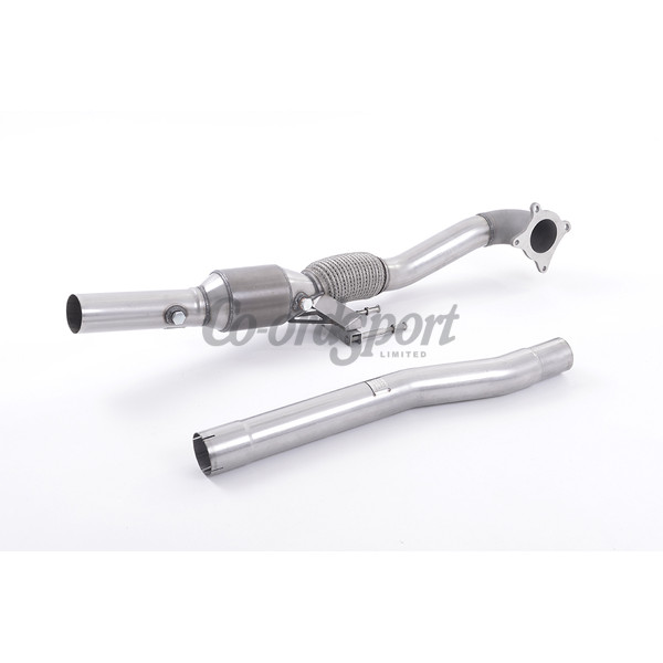 Milltek Cast Downpipe with Race Cat Audi A3 S3 1.8 TSI 2.0T FSI image