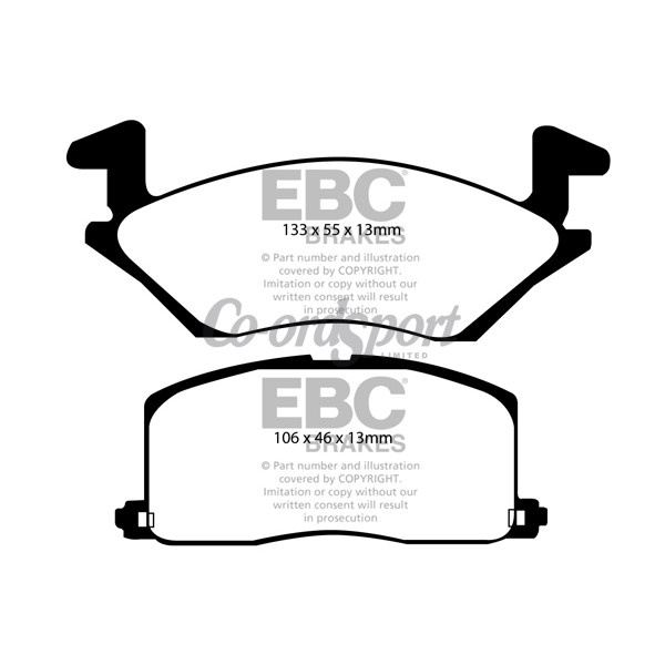 EBC Ultimax OEM Replacement Brake Pads image