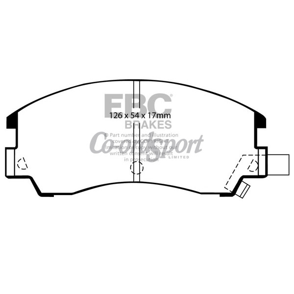 EBC Ultimax OEM Replacement Brake Pads image