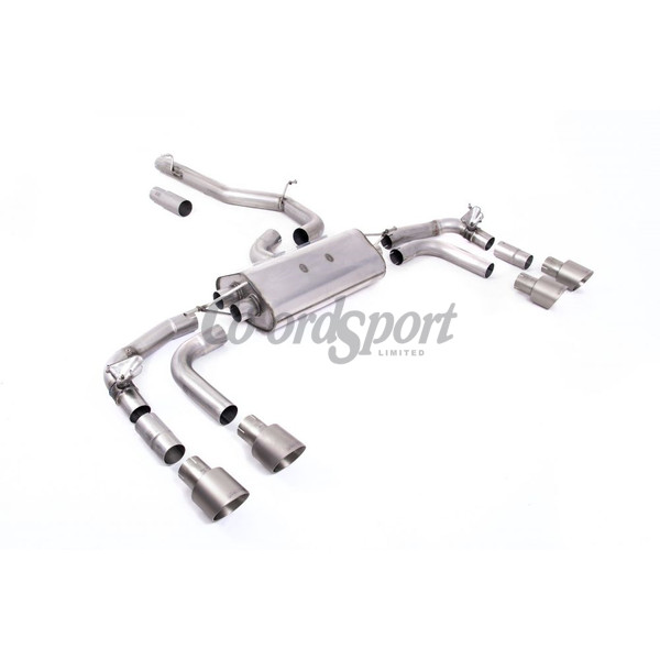 Milltek VW Tiguan  R 320ps OPF GPF Models Only 2021-2025  Parti image