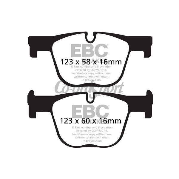 EBC Ultimax OEM Replacement Brake Pads image