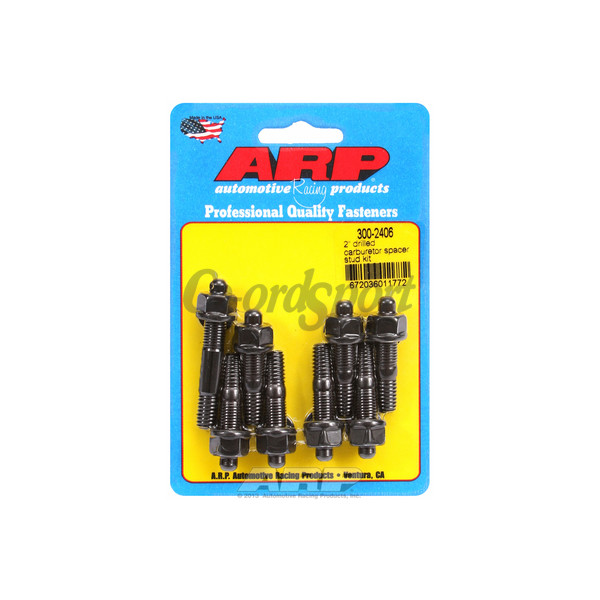 ARP 2 drilled carburetor spacer stud kit image