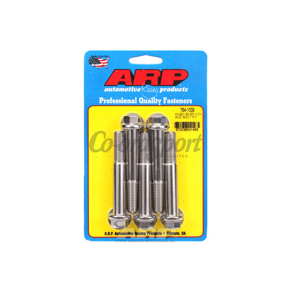 ARP M12 x 1.50 x 80 hex SS bolts image