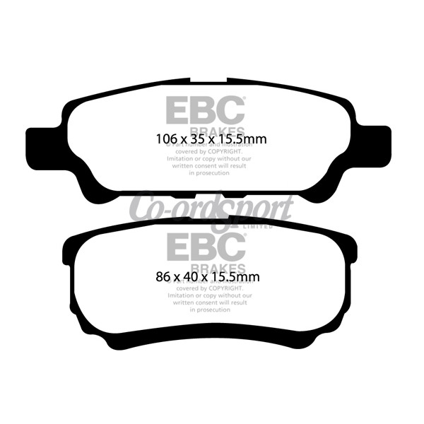 EBC Ultimax OEM Replacement Brake Pads image