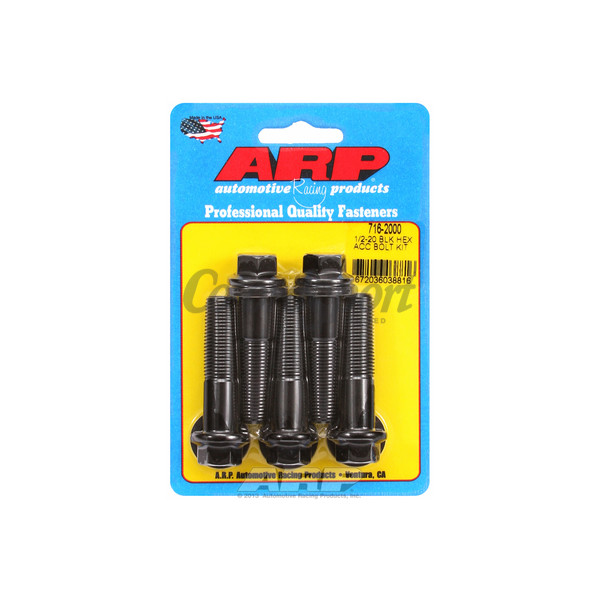 ARP 1/2-20 x 2.000 hex black oxide bolts image