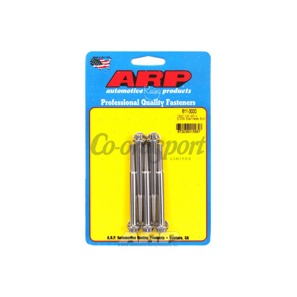 ARP 1/4-20 x 3.000 12pt SS bolts image