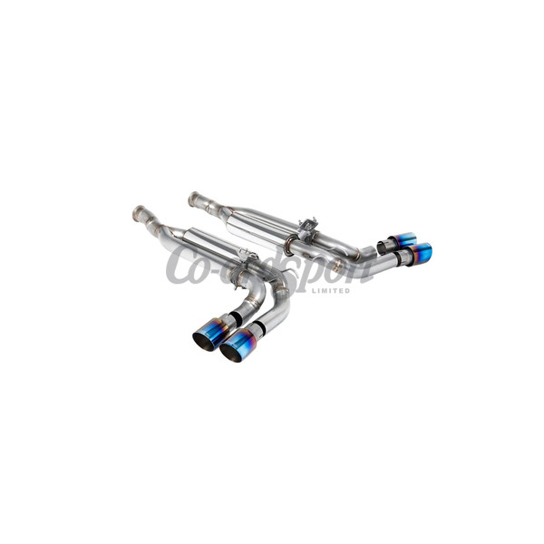 Milltek Exhaust - Cat Back Valved with Burnt Blue Titanium GT-90 image