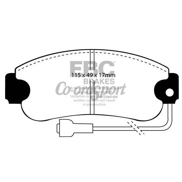 EBC Ultimax OEM Replacement Brake Pads image