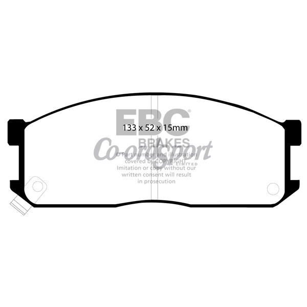 EBC Ultimax OEM Replacement Brake Pads image