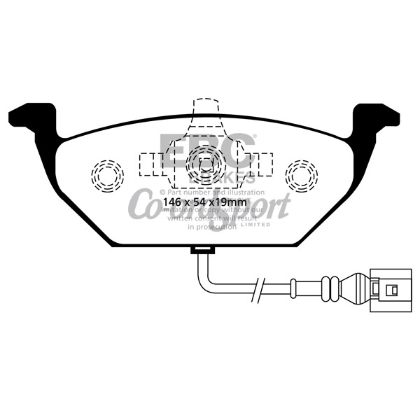 EBC Ultimax OEM Replacement Brake Pads image