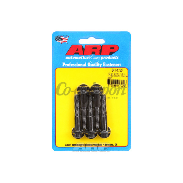 ARP 5/16-18 x 1.750 12pt black oxide bolts image