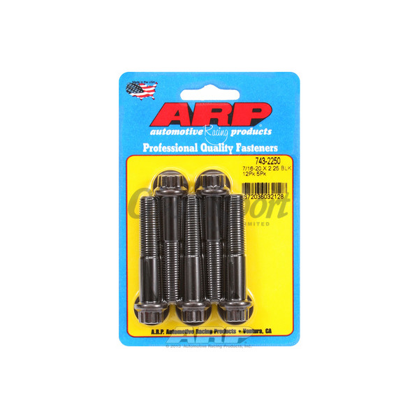 ARP 7/16-20 x 2.250 12pt black oxide bolts image