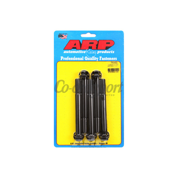 ARP 1/2-20 x 4.500 hex black oxide bolts image