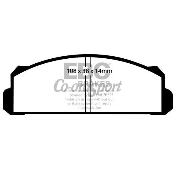 EBC Ultimax OEM Replacement Brake Pads image