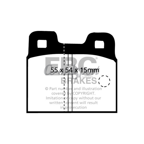 EBC Ultimax OEM Replacement Brake Pads image