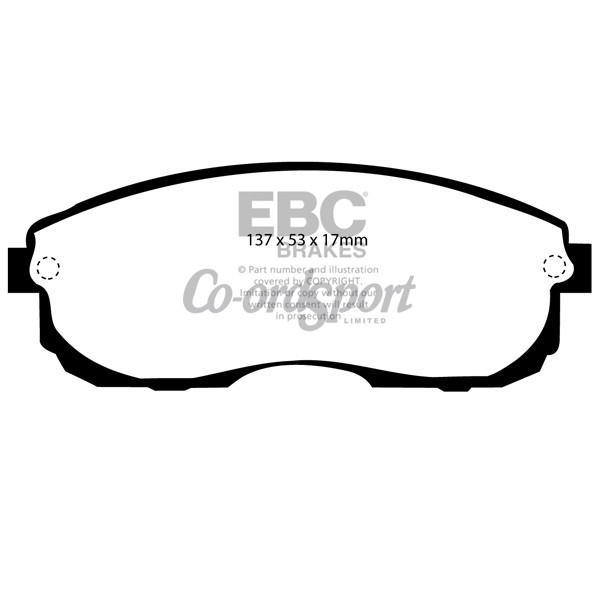 EBC Ultimax OEM Replacement Brake Pads image