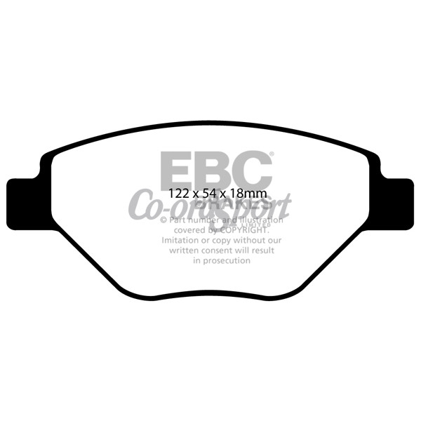 EBC Ultimax OEM Replacement Brake Pads image