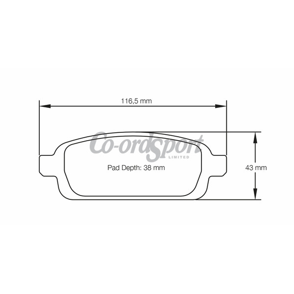 Pagid racing brake pads -RS44 image
