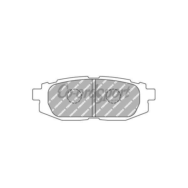 Ferodo DS2500 Performance Brake Pads BRZ FR-S 86 GR 86 Rear image