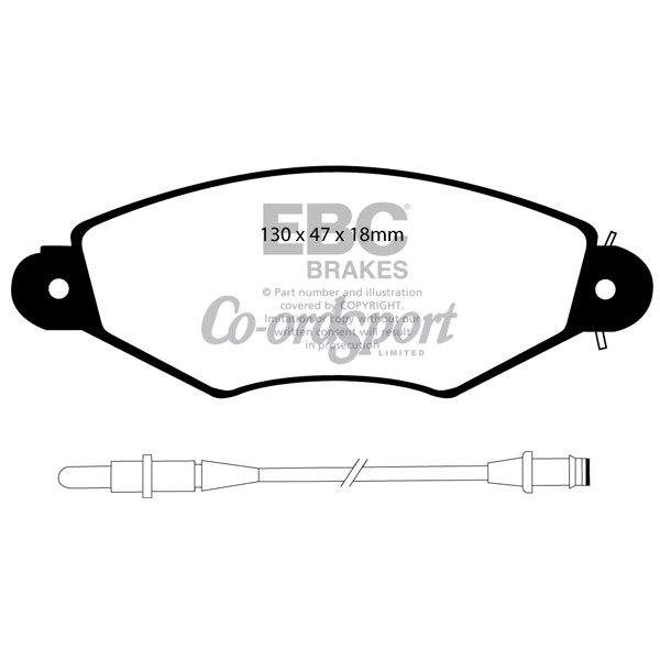 EBC Ultimax OEM Replacement Brake Pads image