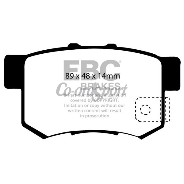 EBC Ultimax OEM Replacement Brake Pads image