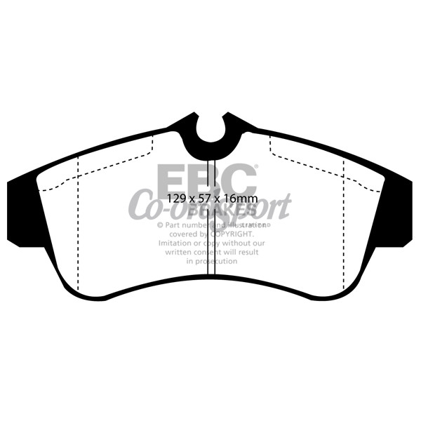 EBC Ultimax OEM Replacement Brake Pads image