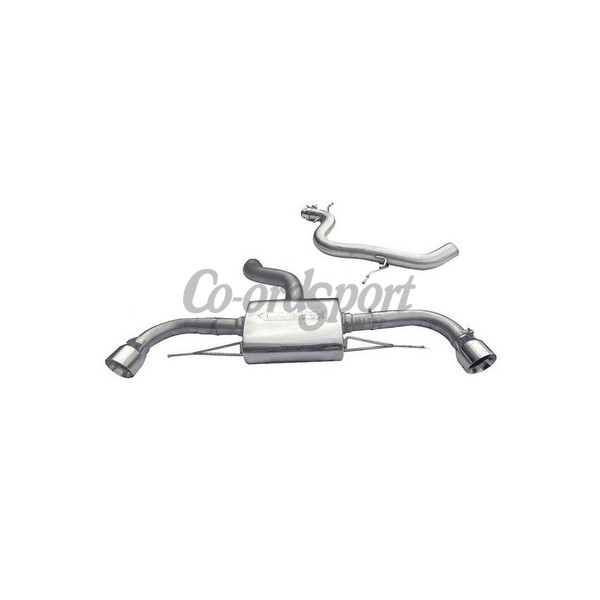 COBRA Audi TT 1.8 & 2.0 TFSI (2WD) Dual Exit TailPipes (11-14) image