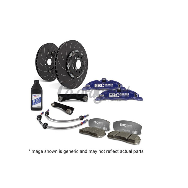 EBC Racing Front Big Brake Kit for Porsche 911 996/997 Blue Apoll image