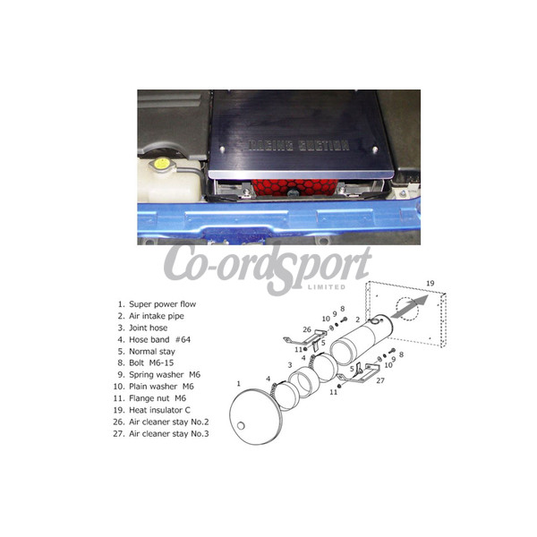 HKS Racing Suction Kit for Mazda Rx8 image